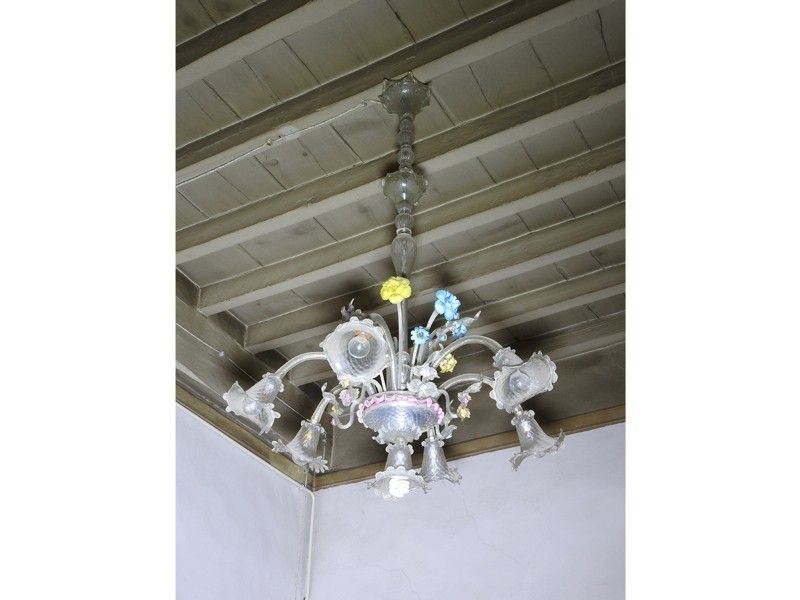 Lampadario in Vetro Soffiato