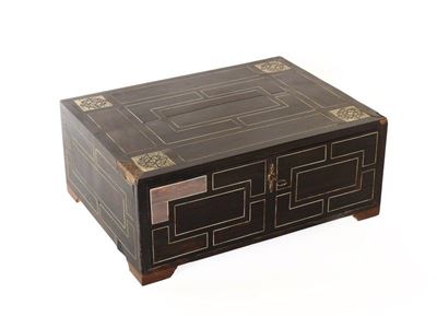 Cofanetto da Viaggio in Legno Ebanizzato