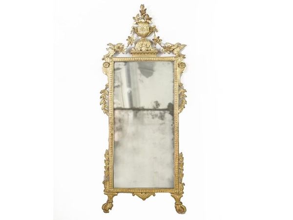 Giltwood Mirror, second half of 18th Century