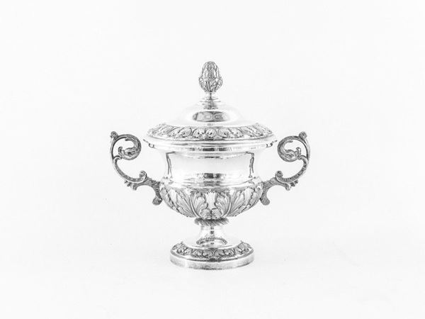Silver Sugar Bowl, 19th Century