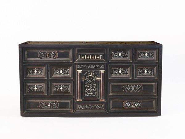 Rosewood Veneered Cabinet, 17th Century