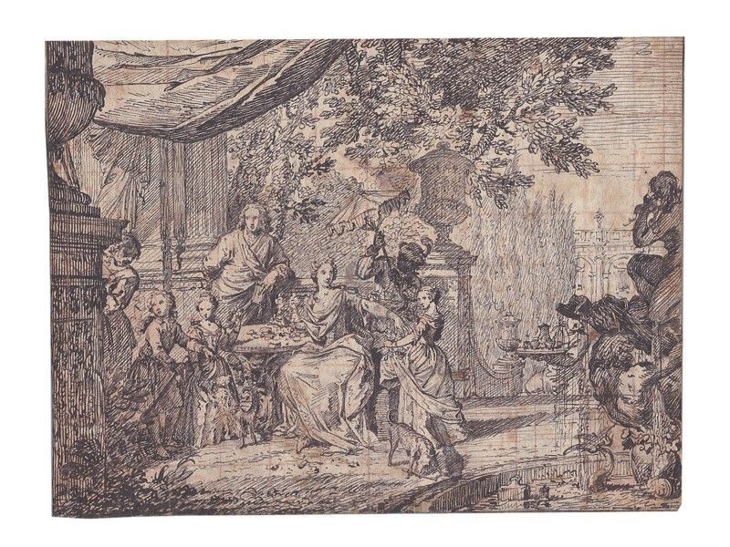 Ritratto di Famiglia in un Giardino