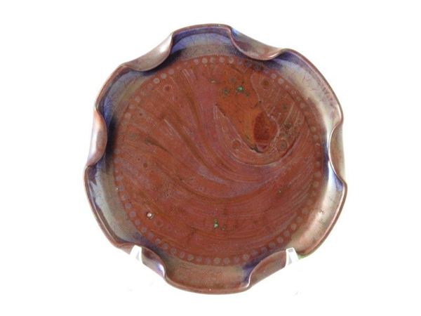Small Painted Majolica Plate
