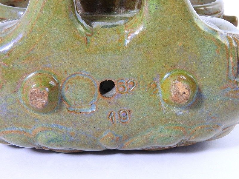 Vaso Porta Bulbi in Terracotta Smaltata