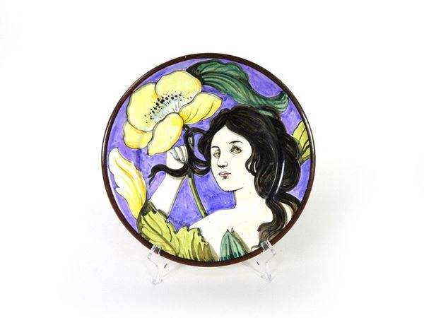 Painted Pottery Plate