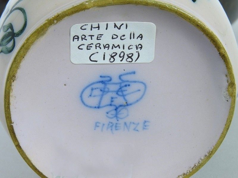 Boccale in Maiolica Policroma