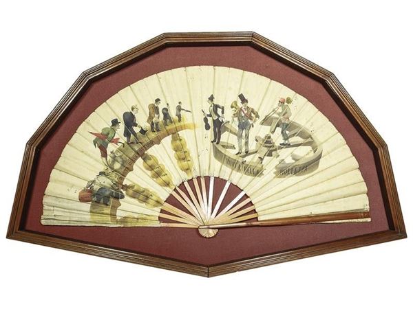 Painted Fan, late 19th Century