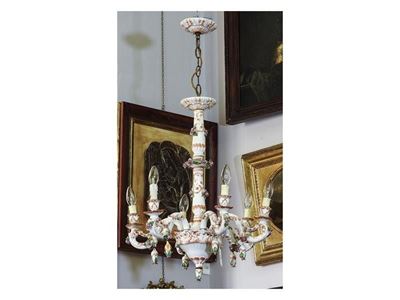 Piccolo Lampadario in Ceramica