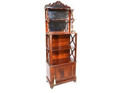 Credenza con Alzata in Noce