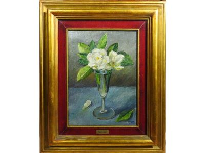 Vaso con Gardenie