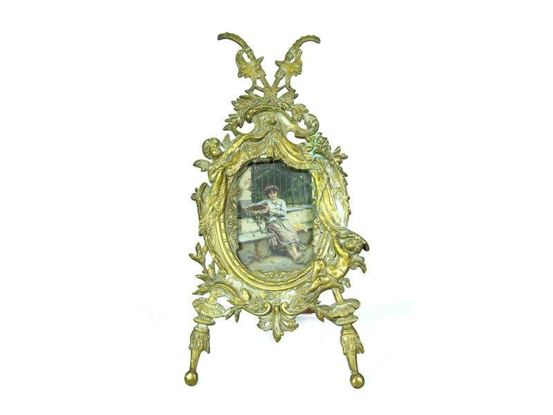 Cornice in Bronzo Dorato