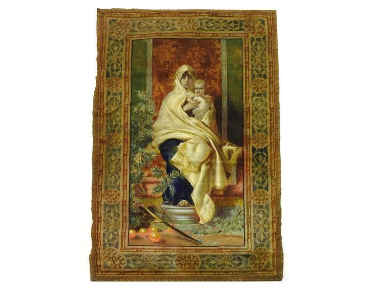 Piccolo Arazzo a Succo D'erba