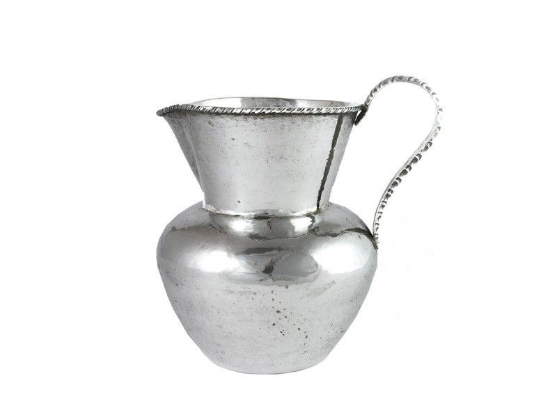Caraffa in Argento Martellato