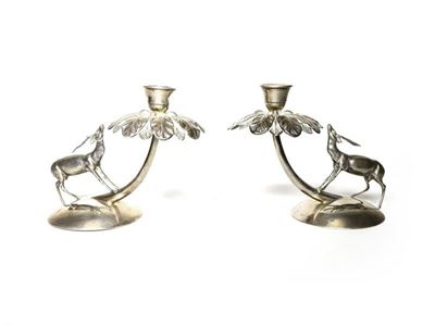 Coppia di Candelieri in Argento