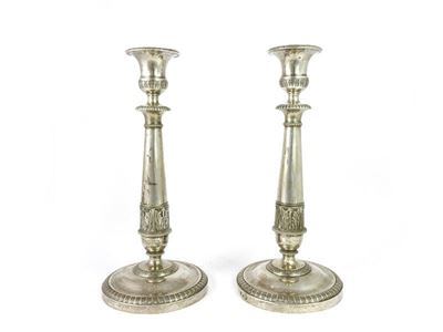 Coppia di Candelieri in Argento