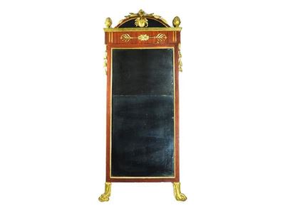 Caminiera in Legno Laccato e Dorato