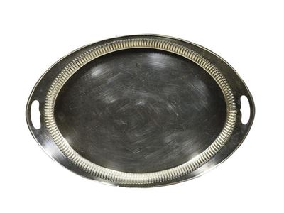 Vassoio Ovale in Argento Sterling