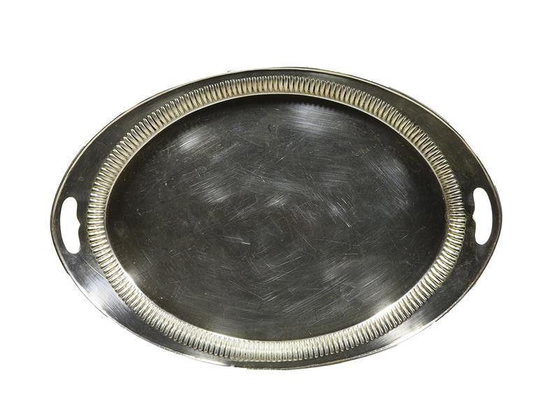 Vassoio Ovale in Argento Sterling