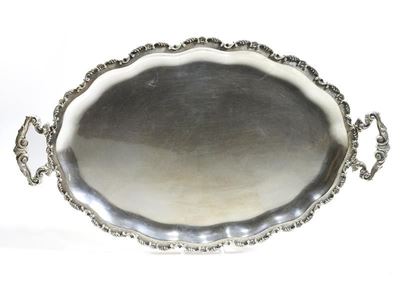 Guantiera Ovale in Argento