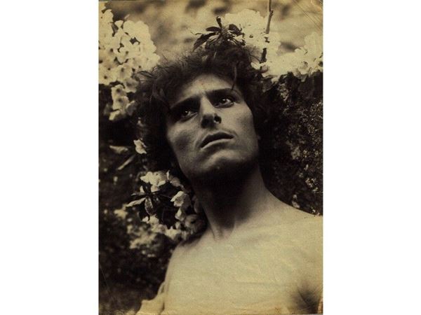 Albumen print from glass plate negative