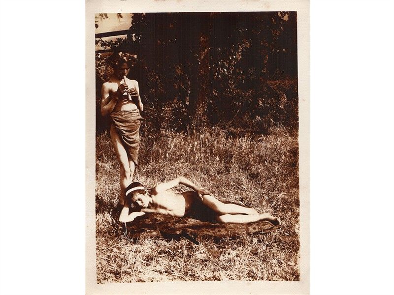 Collezione di Immagini Varie (1915-1930 Circa) ed Oggetti Appartenuti All'autore