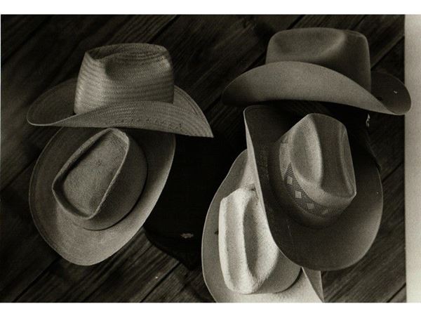 Cowboy hats Houston Texas 1979