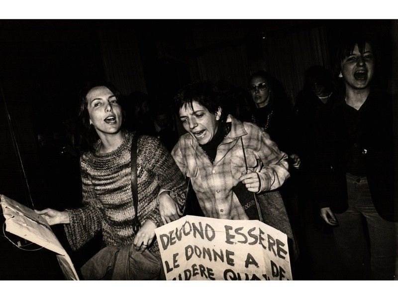 Manifestazione Femminista Pro Aborto 1970 Circa