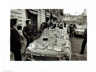 Mercato a Torino 1980