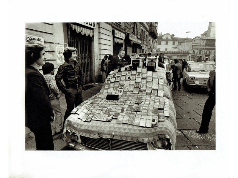Mercato a Torino 1980
