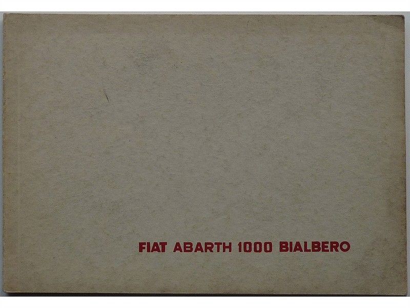 Fiat Abarth 1000 Bialbero