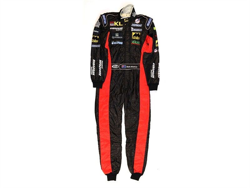 Tuta Usata da Mark Webber nella Stagione 2002.