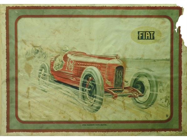 FIAT - Asta Memorabilia motoristiche, auto e moto storiche - Maison Bibelot  - Casa d'Aste Firenze - Milano