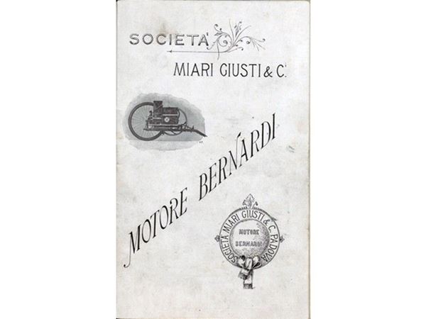 BERNARDI - Asta Memorabilia motoristiche, auto e moto storiche - Maison  Bibelot - Casa d'Aste Firenze - Milano