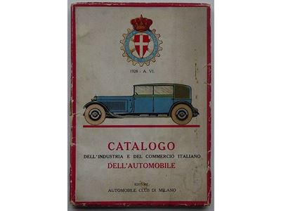 Catalogo Dell'industria e del Commercio Italiano Dell'automobile a.C.