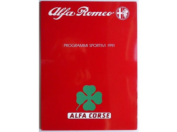 ALFA ROMEO â€“ ALFA CORSE PROGRAMMI SPORTIVI 1991