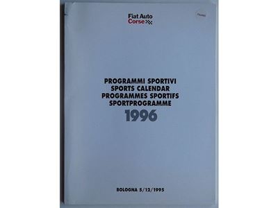 Fiat Auto Corse Programmi Sportivi 1996