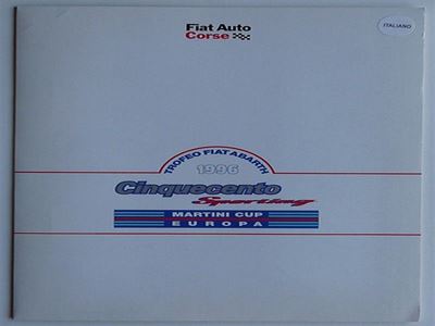 Fiat Auto Corse Cinquecento Sporting Trofeo Fiat Abarth