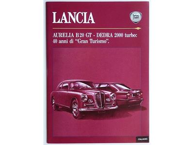 Lancia Aurelia B 20 Gt Â€“ Dedra 2000 Turbo: 40 Anni di "gran Turismo"