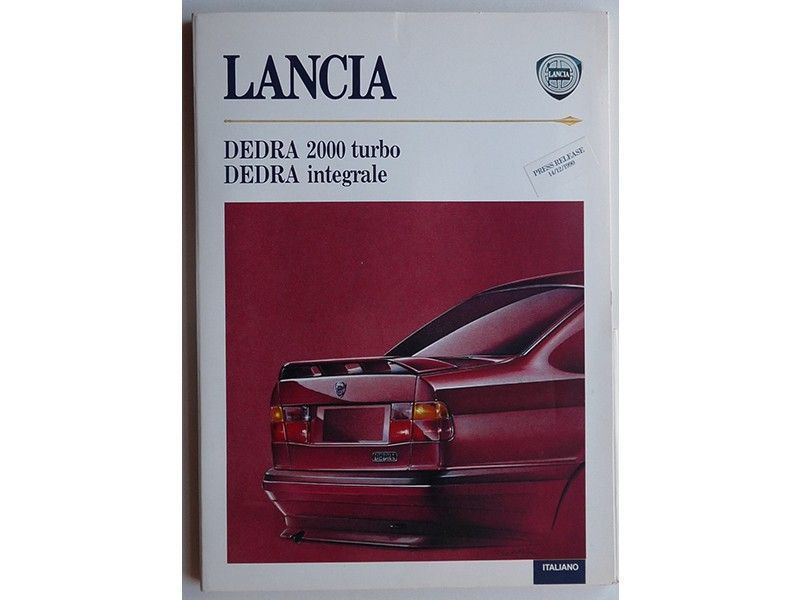 Lancia Dedra 2000 Turbo Â€“ Dedra Integrale