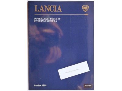 Lancia Informazioni Delta Hf Integrale Gruppo a