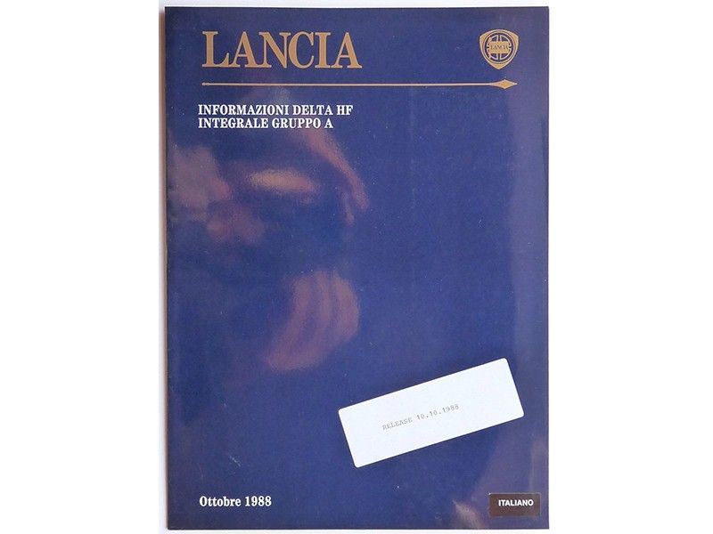 Lancia Informazioni Delta Hf Integrale Gruppo a