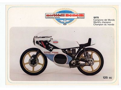 Mba Morbidelli-benelli-armi 125 Gp, 1975
