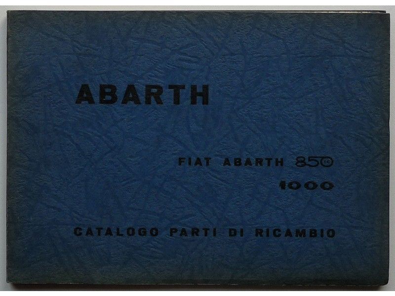 Fiat Abarth 850 Tc Â€“ 1000 Berlina Â€“ Berlina Corsa