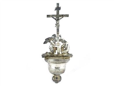 Acquasantiera Pensile in Argento