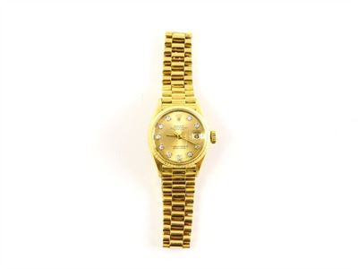 Orologio da Polso per Donna in Oro Giallo e Diamanti