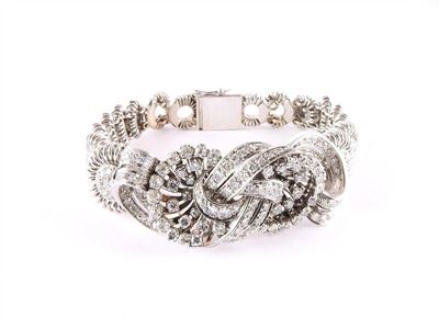 Bracciale in Platino e Diamanti