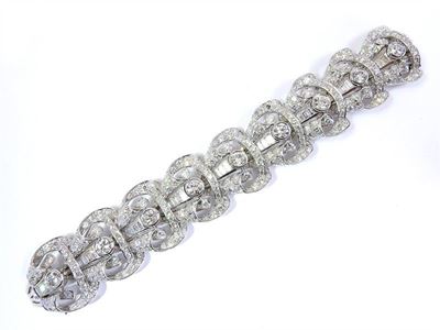 Bracciale in Platino e Diamanti