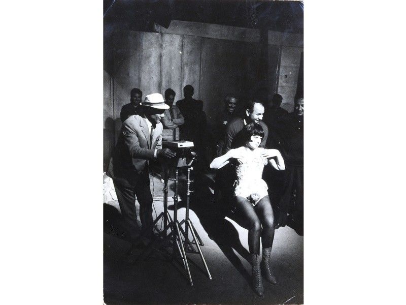 Sandra Milo sul Set di Â€œgiulietta degli Spiritiâ€
