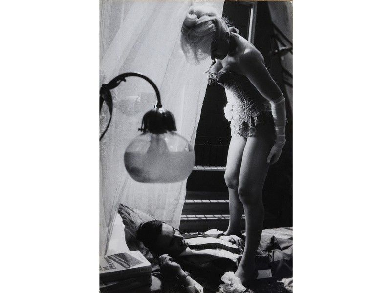 Sandra Milo sul Set di Â€œgiulietta degli Spiritiâ€