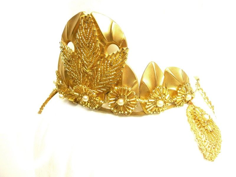 Diadema Bijoux in Metallo Dorato